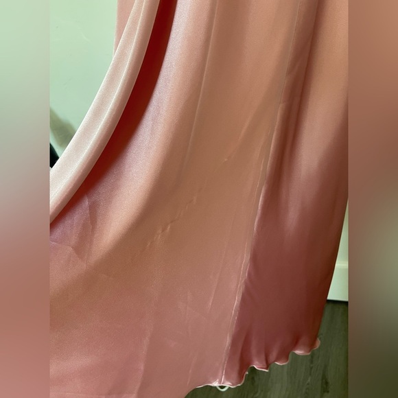 NWT BEBE Blush Satin Slip Dress X Large - Picture 11 of 11